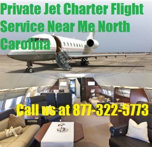 Private Jet Charter Flight at North Carolina airport Near Me