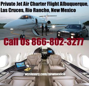 Private Jet luchthaven Charter Albuquerque