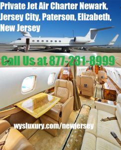 Private Jet Air Charter zbor Newark, Jersey City, NJ airport