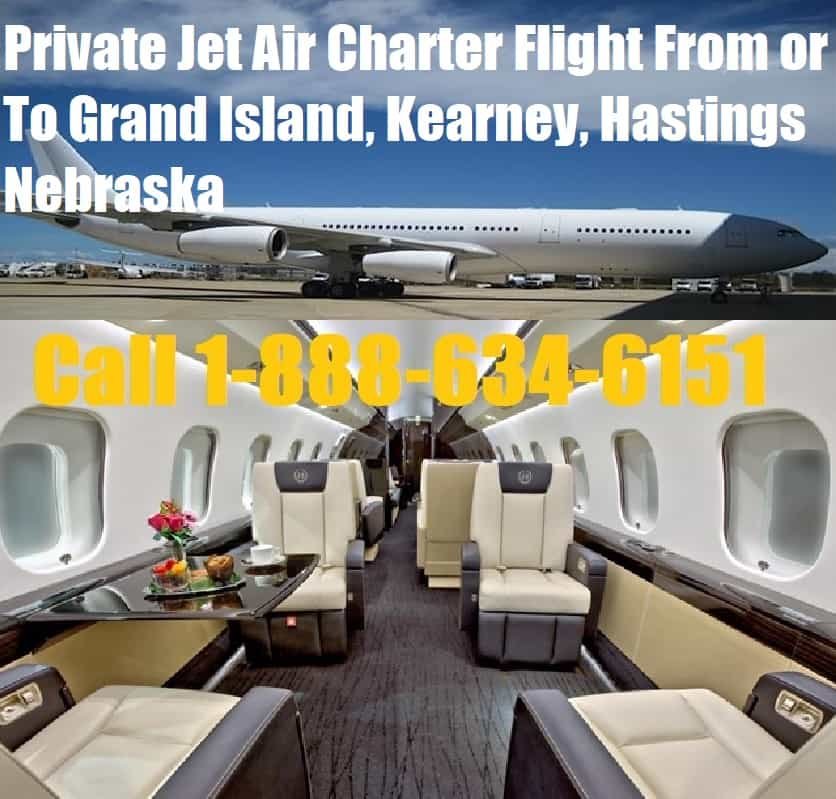 Private Jet Air Charter Flight From To Grand Island Kearney Hastings Ne
