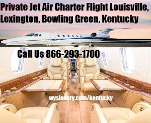 Private Jet Charter Kentucky repülőtérre