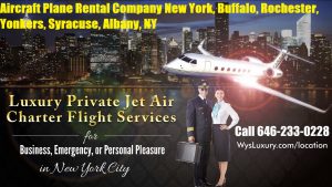 Private Jet Charter Flight New York állami repülőtér közelemben