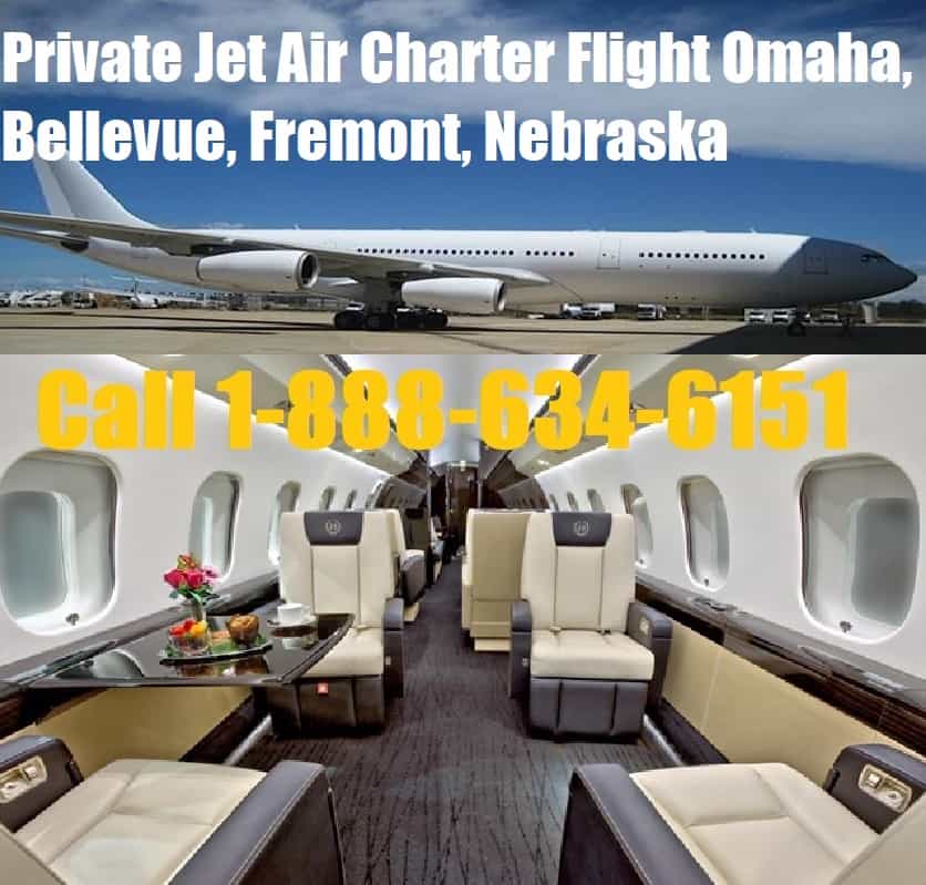 Private Jet Charter Omaha Bellevue Fremont Ne Air Plane Rental