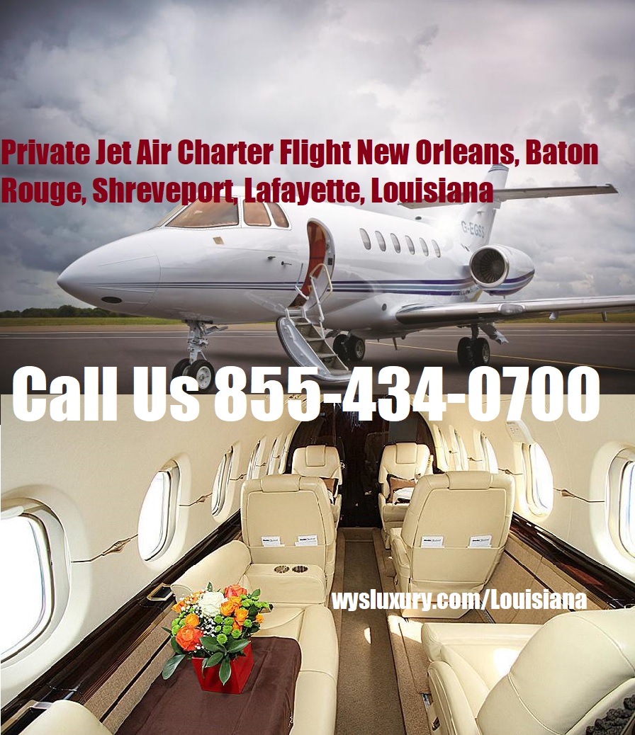 Private Jet Air Charter Flight Shreveport Bossier City La Plane Rental