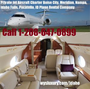 Private Jet Charter Idaho Aircraft airport near me
